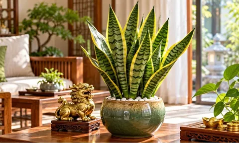 Ý nghĩa phong thủy của cây lưỡi hổ, vì sao nhiều người thích trồng?