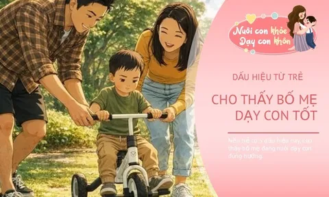 Nếu con có 5 biểu hiện này, xin chúc mừng bố mẹ đang nuôi dạy con rất tốt