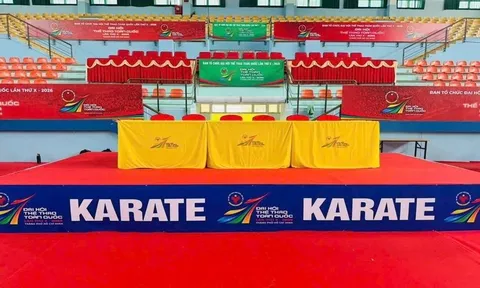 Đại hội Thể thao toàn quốc 2026: Karate hội tụ lực lượng mạnh