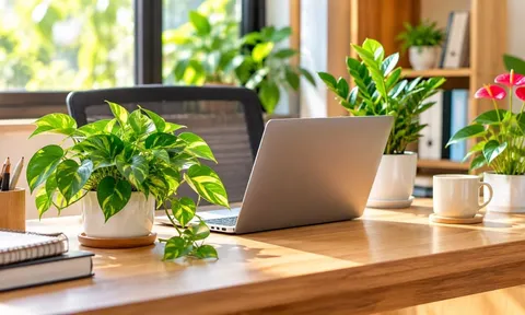 Lời khuyên cho người thích trồng cây phong thủy trên bàn làm việc