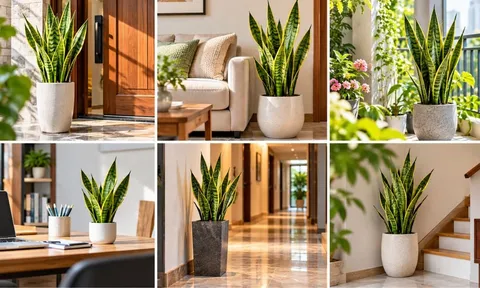 Trồng cây lưỡi hổ ở vị trí nào giúp mang lại ý nghĩa phong thủy tốt nhất?