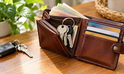 Vì sao không nên để chìa khóa trong ví tiền?