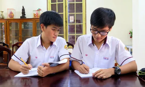 Cặp song sinh nổi tiếng trường Chuyên Quốc học Huế cùng đoạt giải nhất Vật lý quốc gia
