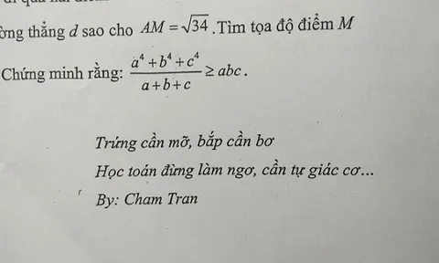 Giáo viên toán bắt trend "trứng rán bắp bơ", học sinh "đứng hình" vì lời nhắn dễ thương