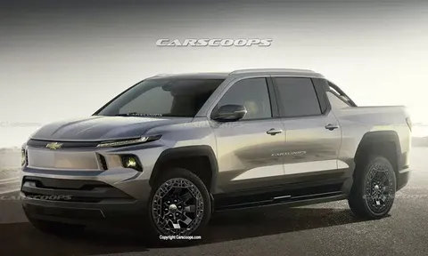 Chevrolet hé lộ bán tải mới: Đầu như Corvette, sức mạnh dự kiến 800 mã lực