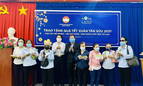 Nova Group đồng hành cùng hộ nghèo, nạn nhân chất độc da cam tỉnh Đồng Nai