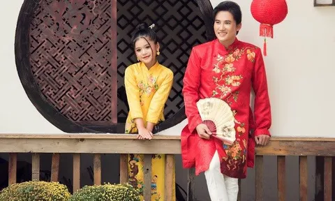 Bất ngờ với nhan sắc con gái nuôi Hà Trí Quang trong bộ ảnh Xuân