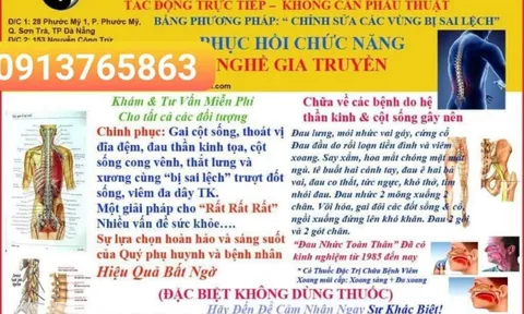 Địa chỉ chữa thoát vị đĩa đệm, đau thần kinh tọa, cong vẹo cột sống hiệu quả bất ngờ