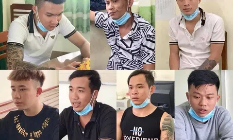 An Giang: Tạm giữ nhóm thanh niên đi đòi nợ mang theo nhiều hung khí 'nóng'