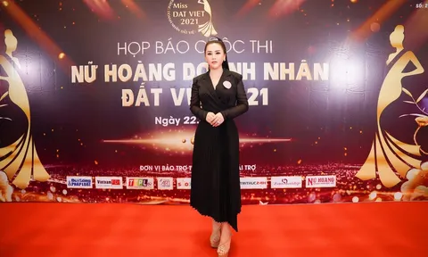 Hoa hậu Doanh nhân Thảo Nguyên làm giám khảo chấm thi Nữ hoàng Doanh nhân đất Việt 2021