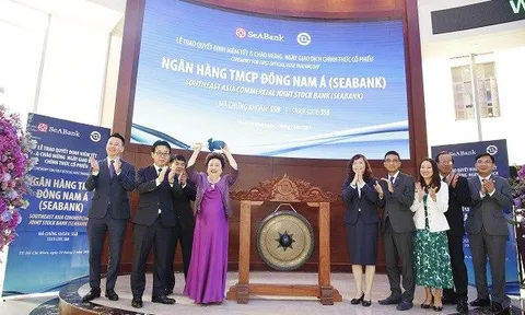Hơn 1,2 tỷ cổ phiếu SeABank chính thức giao dịch trên sàn chứng khoán, vốn hóa vượt 1 tỷ USD sau phiên ATO