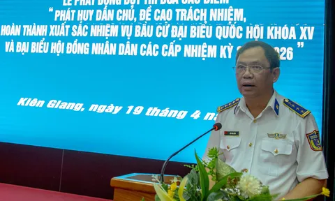 Kiên Giang: Bộ Tư lệnh Vùng Cảnh sát biển 4 phát động thi đua cao điểm chào mừng bầu cử