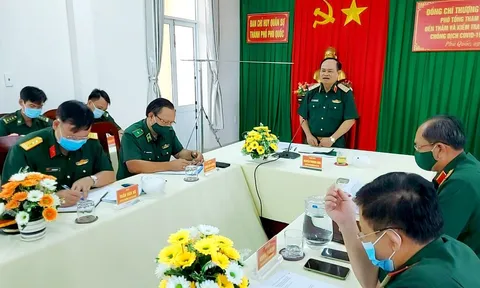 Thượng tướng Nguyễn Phương Nam thăm và kiểm tra công tác phòng, chống dịch COVID-19 tại TP Phú Quốc