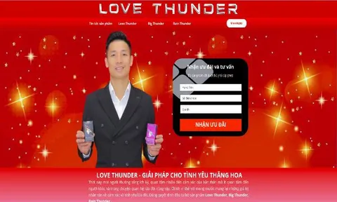 Sự thật về sản phẩm 'vua kẹo phòng the' Love Thunder của cầu thủ Bùi Tiến Dũng