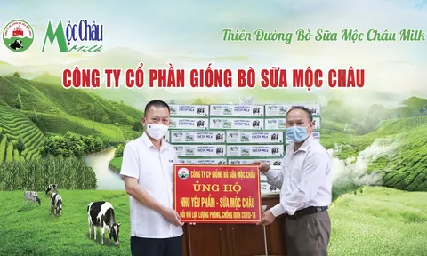 Mộc Châu Milk hỗ trợ hơn 50.000 sản phẩm sữa cho lực lượng tuyến đầu và người dân nơi tâm dịch Covid-19