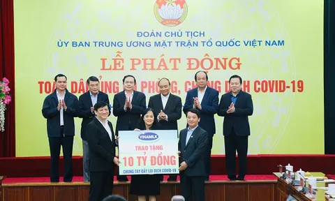 Vinamilk chung tay cùng chính phủ, góp quỹ vaccine phòng Covid-19