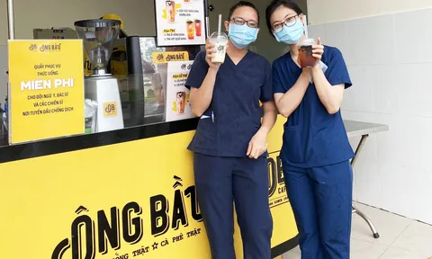 Cà phê Ông Bầu tiếp thêm năng lượng cho các y bác sĩ tuyến đầu chống dịch