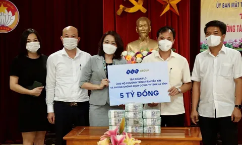 Chung tay chống dịch cùng hàng loạt tỉnh thành, FLC tiếp tục ủng hộ Hà Tĩnh 5 tỷ đồng 