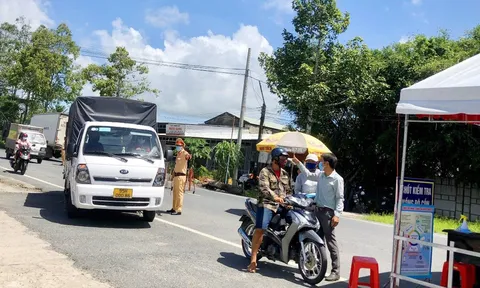 Hậu Giang:  Tái thiết lập các chốt kiểm soát phòng, chống dịch COVID-19 tại các cửa ngõ ra, vào tỉnh từ 0 giờ, ngày 24/6