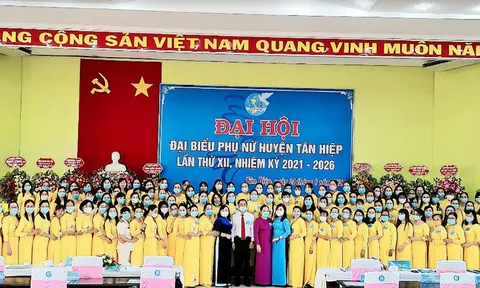 Kiên Giang: Đại hội điểm Hội LHPN huyện Tân Hiệp lần thứ XII, nhiệm kỳ 2021 - 2026