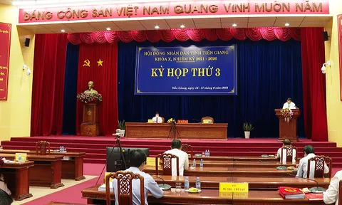 Tiền Giang: Họp Hội đồng nhân dân Kỳ họp thứ 3 trực tuyến