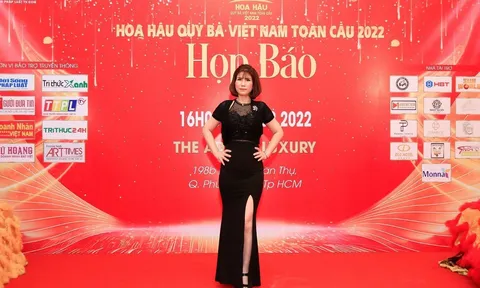 Doanh nhân Vũ Thị Thanh Thúy cùng hành trình thử thách bản thân tại Hoa hậu Quý bà Việt Nam Toàn cầu 2022
