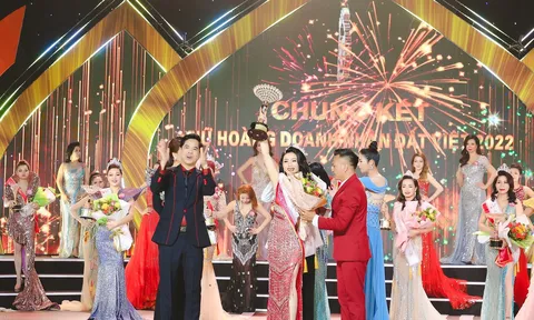 Đêm chung kết toàn Quốc “Nữ hoàng doanh nhân đất Việt 2022” thành công