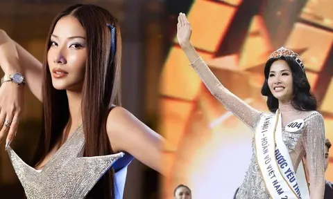 Hoàng Thùy một lần nói rõ ồn ào bị công ty mặc kệ khi thi Miss Universe