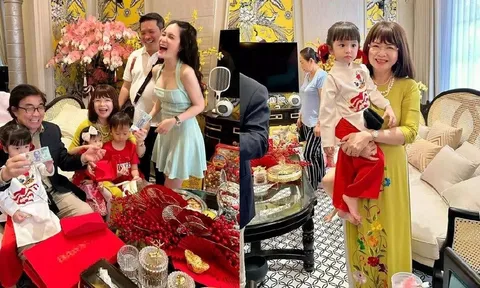 Đoàn Di Băng khoe mừng tuổi bố mẹ xấp tiền 'khủng' gây xôn xao