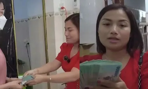 Quỳnh Trần JP đổi đời nhờ làm YouTube, xông xênh cầm cả trăm triệu lì xì nhân viên