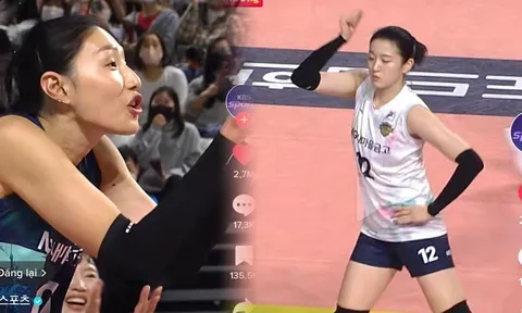 Video: 2 VĐV bóng chuyền Hàn Quốc nhảy khiêu khích nhau trên nền nhạc See Tình Hoàng Thùy Linh gây 'bão' mạng
