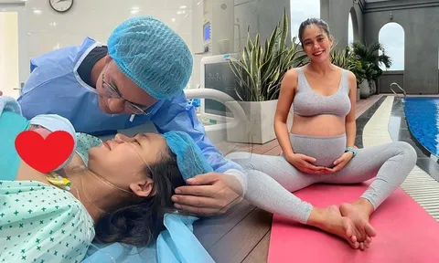 Mâu Thủy đón quý tử đầu lòng hậu 4 tháng công khai có bầu với bạn trai