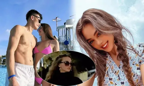 Vợ Tây Bùi Tiến Dũng bị chụp lén giữa phố, nhan sắc gây bàn tán xôn xao