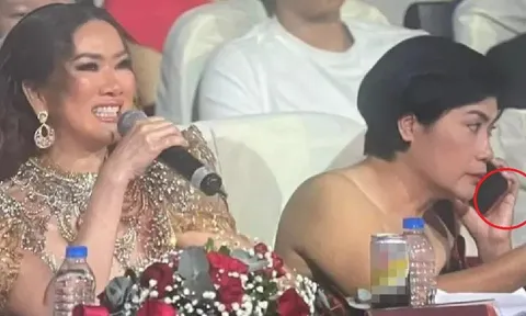 Cameraman 'báo' trưởng BGK Miss Charm hồn nhiên nghe điện thoại khi chấm thi: Người trong cuộc lên tiếng