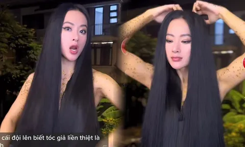 Angela Phương Trinh tự tay tẩy trang, tháo sạch tóc giả che chắn vòng một: Sự thật bất ngờ!
