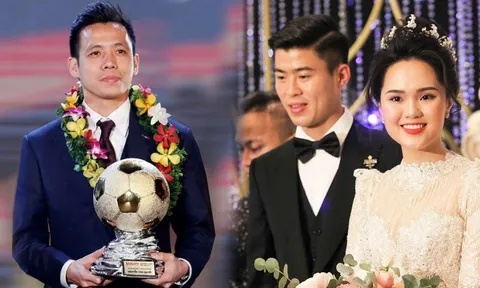 Vợ Duy Mạnh đăng đàn cực gắt bảo vệ khi anh rể Văn Quyết bị 'ném đá' vì nhận Quả bóng Vàng