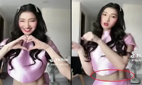 Video: Á hậu Phương Nhi nhún nhảy trước 'gương' khoe cơ bụng số 11 lấp ló gây sốt mạng