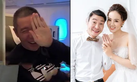 Video: NS Công Lý ngượng ngùng khi bị vợ trẻ 'bắt quả tang' đang ăn vặt, nụ cười thấy thương!