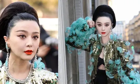 Ảnh Getty Images lộ nhược điểm cực xấu của Phạm Băng Băng tại Paris Fashion Week