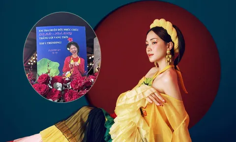 Hòa Minzy chính thức báo tin vui, tấm thiệp tiên tri của Đức Phúc được đào lại