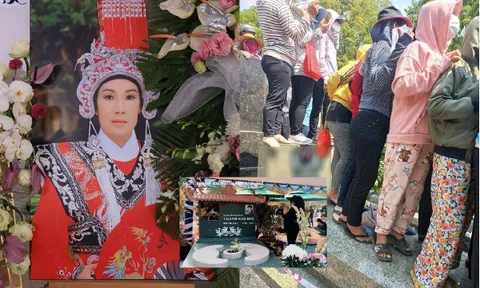 Khung cảnh xáo trộn nơi an nghỉ của NSƯT Vũ Linh hậu tang lễ tại Bình Dương: CDM tận cùng phẫn nộ