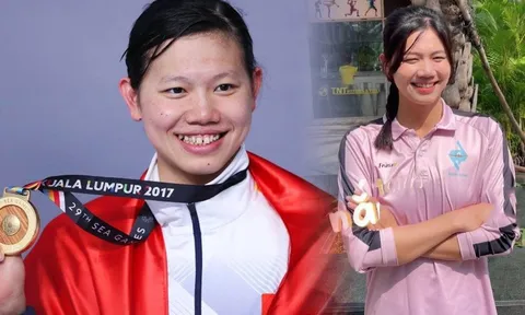 Tròn 1 năm giải nghệ, 'tiểu tiên cá' Ánh Viên thay đổi nhan sắc không nhận ra