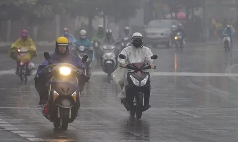 Miền Bắc từ tối nay trời trở rét chuyển mưa phùn, nhiệt độ giảm nhẹ