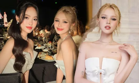 Xoài Non đẹp phát sáng tựa thần vệ nữ, lấn lướt cả hào quang của cô bạn Á hậu