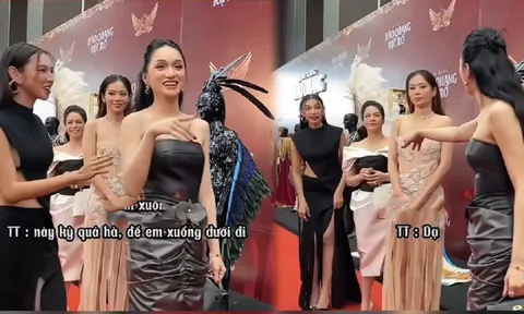 Video: Hương Giang vẫy Thùy Tiên lấn hàng lên chụp hình chung, thái độ của Nhật Kim Anh và Nam Anh gây chú ý