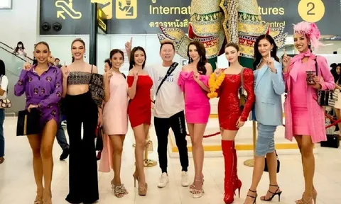 Độc lạ Miss Grand Thái Lan: Đến Việt Nam chào 'nỉ hảo', mặc áo dài phản cảm