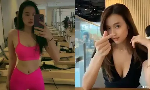 Midu xả ảnh phòng tập với chiếc áo ngắn cũn bó sát khoe body 'khét lẹt', CDM xuýt xoa