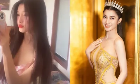 Á hậu Phương Nhi diện váy ngủ trễ nải ở chốn riêng tư, CDM khó rời mắt trước nhan sắc ngọt ngào
