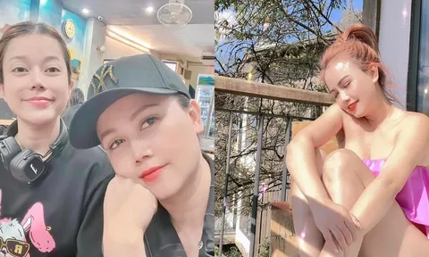 Đứng cạnh 2 con gái, diễn viên 4 đời chồng Đào Hoàng Yến vẫn trẻ trung như chị em với ái nữ