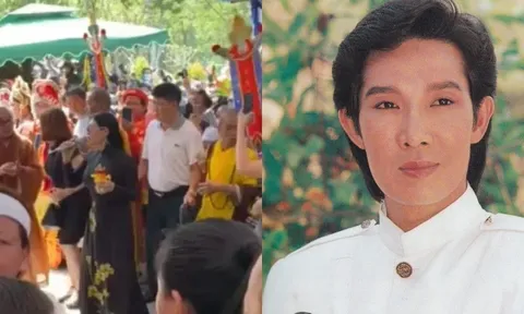 NSƯT Ngọc Huyền khẩn thiết cầu xin đám đông xô bồ náo loạn đám tang NSƯT Vũ Linh trong bất lực